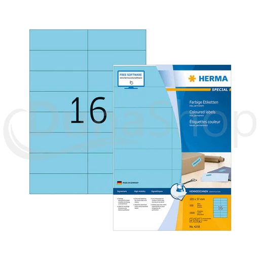 Herma hárkové print etikety 4258