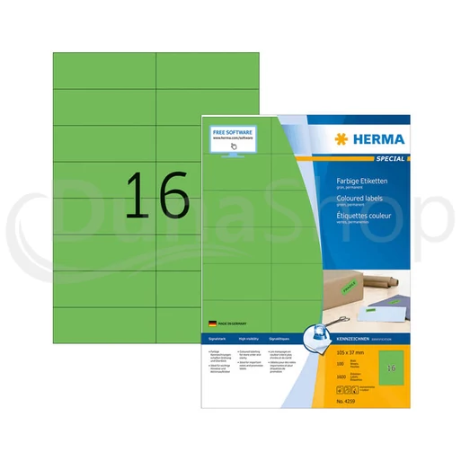 Herma hárkové print etikety 4259