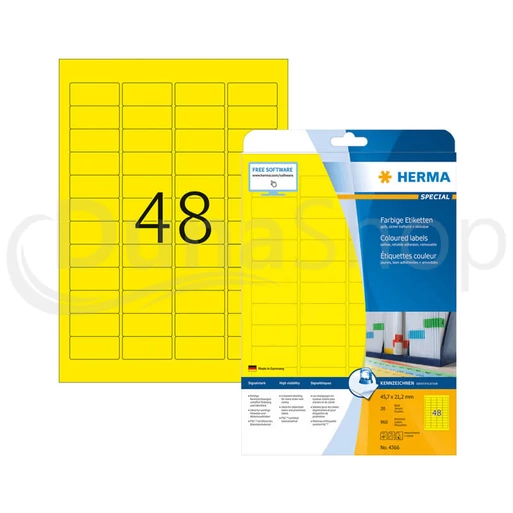 Herma hárkové print etikety 4366