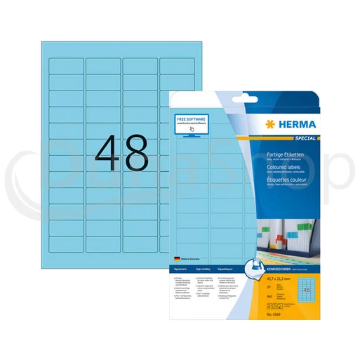 Herma hárkové print etikety 4368