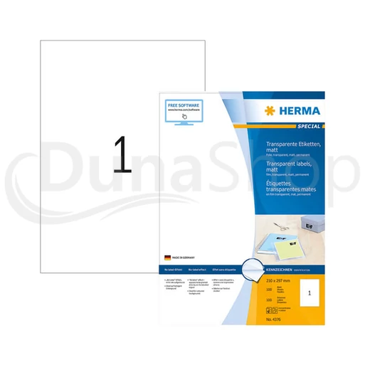 Herma hárkové print etikety 4376