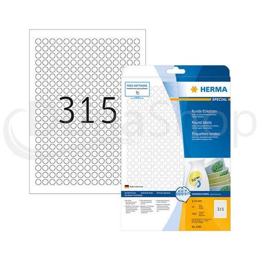 Herma hárkové print etikety 4385