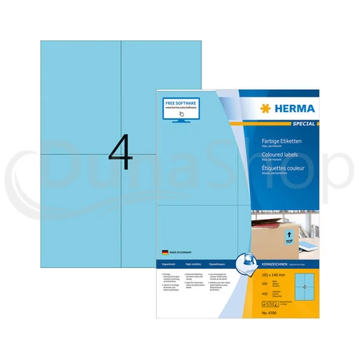 Herma hárkové print etikety 4398