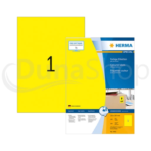 Herma hárkové print etikety 4401