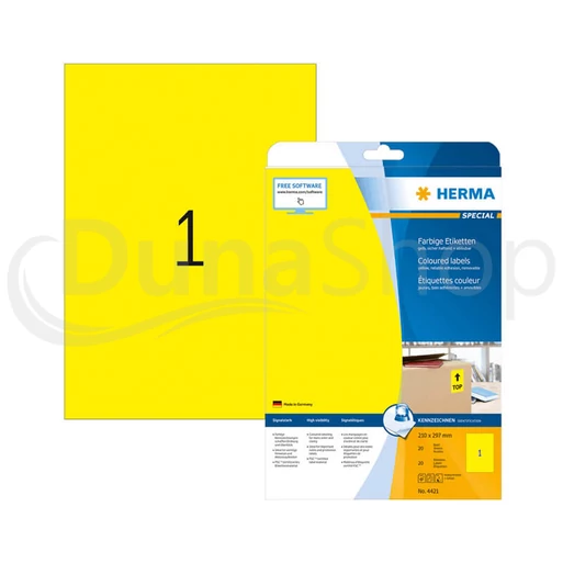 Herma hárkové print etikety 4421