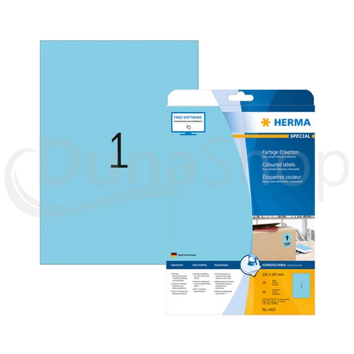 Herma hárkové print etikety 4423