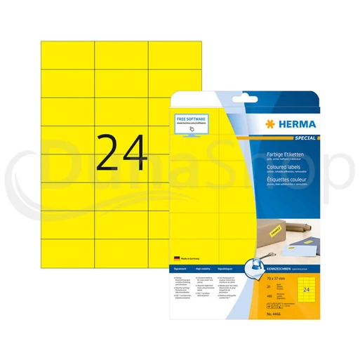 Herma hárkové print etikety 4466
