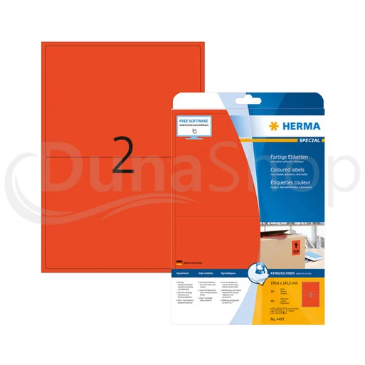 Herma hárkové print etikety 4497