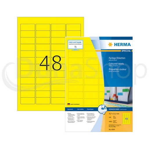 Herma hárkové print etikety 4544