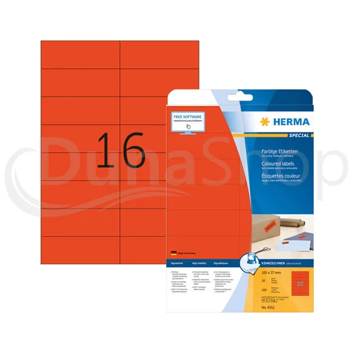 Herma hárkové print etikety 4552