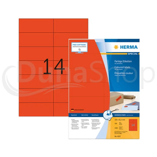 Herma hárkové print etikety 4557