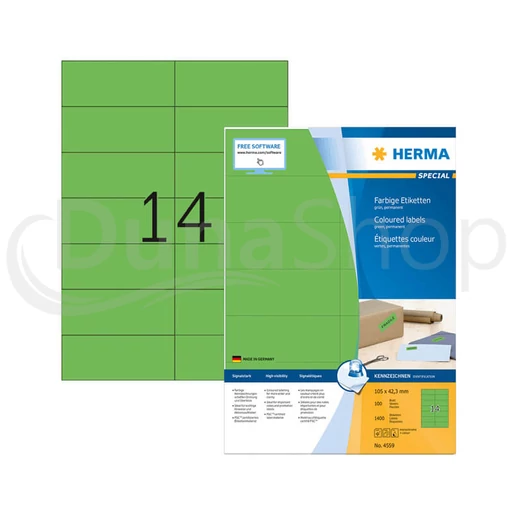 Herma hárkové print etikety 4559