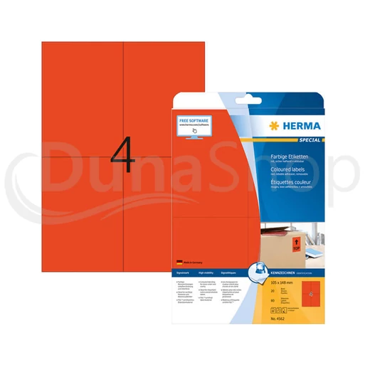 Herma hárkové print etikety 4562