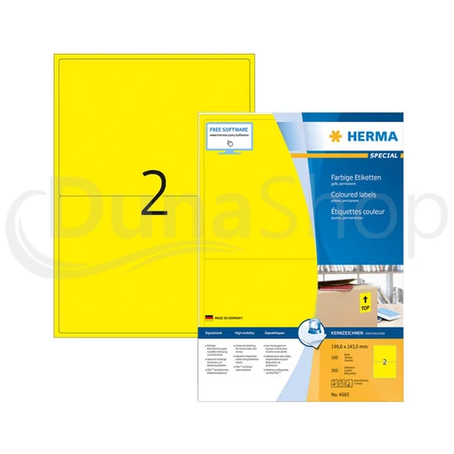 Herma hárkové print etikety 4565