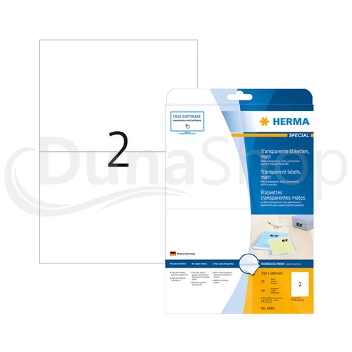 Herma hárkové print etikety 4683