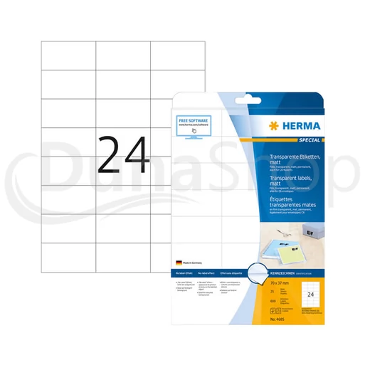 Herma hárkové print etikety 4685