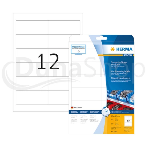 Herma hárkové print etikety 4692