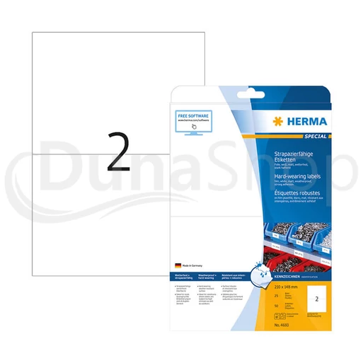 Herma hárkové print etikety 4693