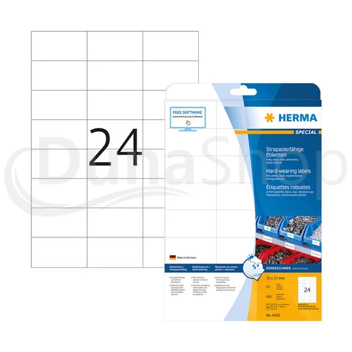 Herma hárkové print etikety 4695