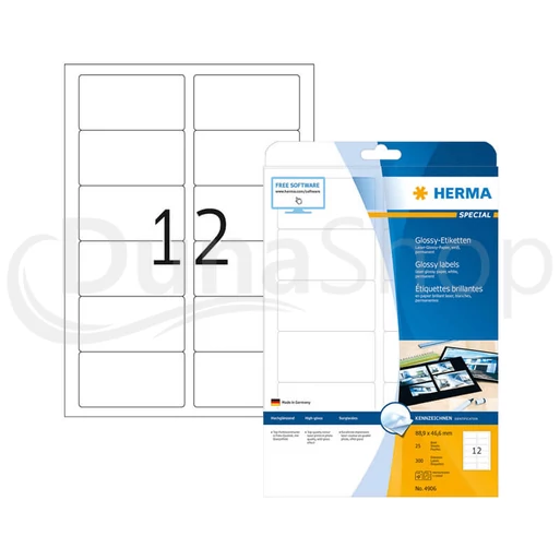 Herma hárkové print etikety 4906