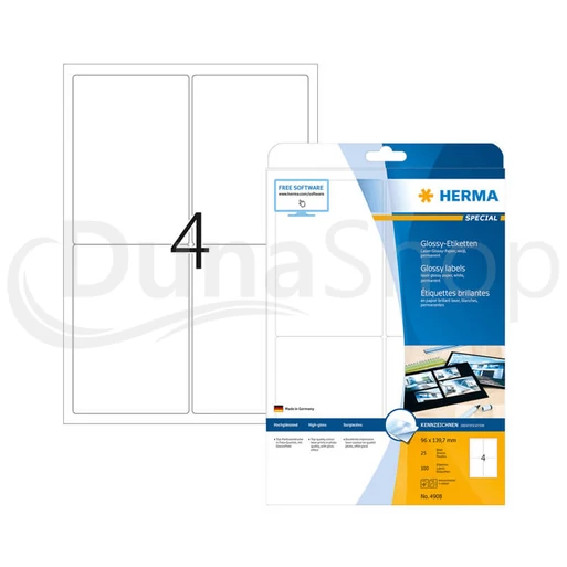 Herma hárkové print etikety 4908