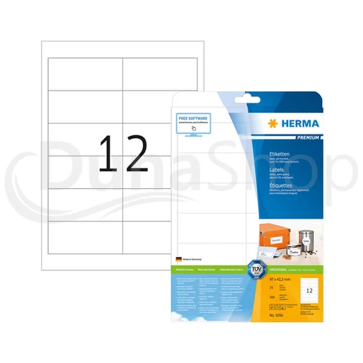 Herma hárkové print etikety 5046