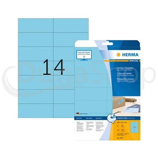 Herma hárkové print etikety 5060