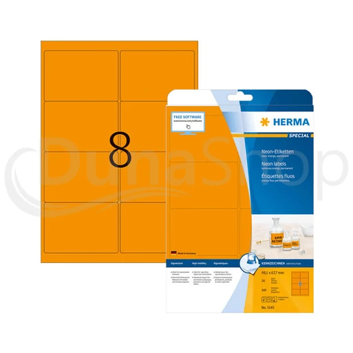 Herma hárkové print etikety 5145