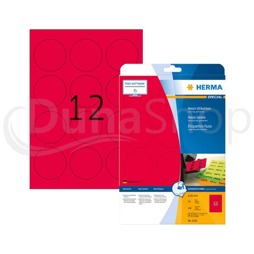 Herma hárkové print etikety 5156