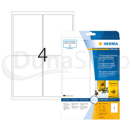 Herma hárkové print etikety 8019