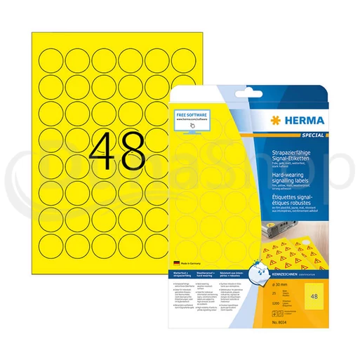 Herma hárkové print etikety 8034