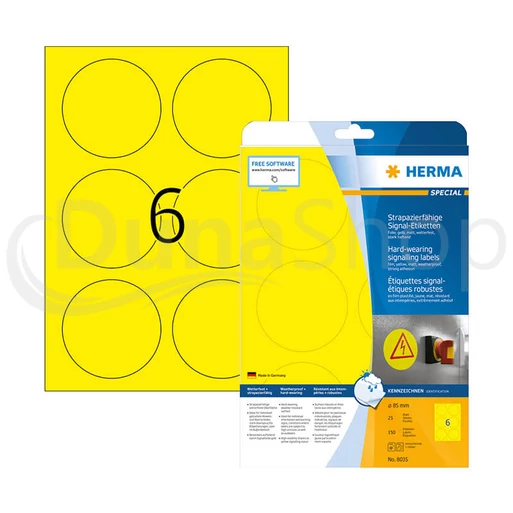 Herma hárkové print etikety 8035