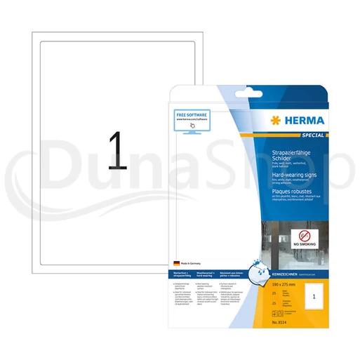 Herma hárkové print etikety 8334