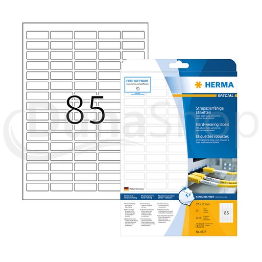 Herma hárkové print etikety 8337