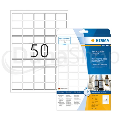 Herma hárkové print etikety 8338
