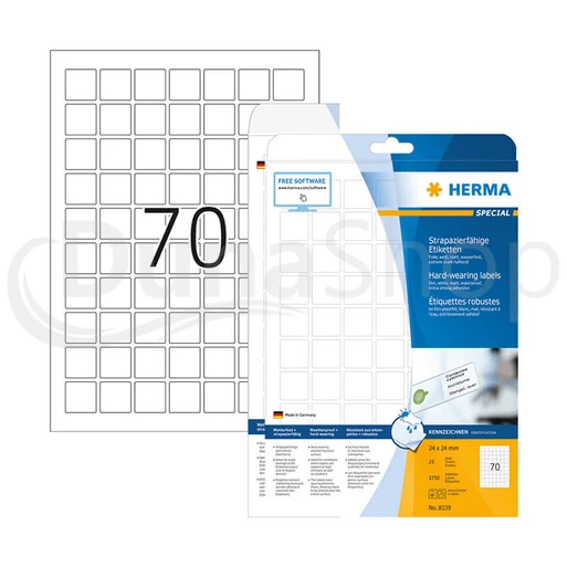 Herma hárkové print etikety 8339
