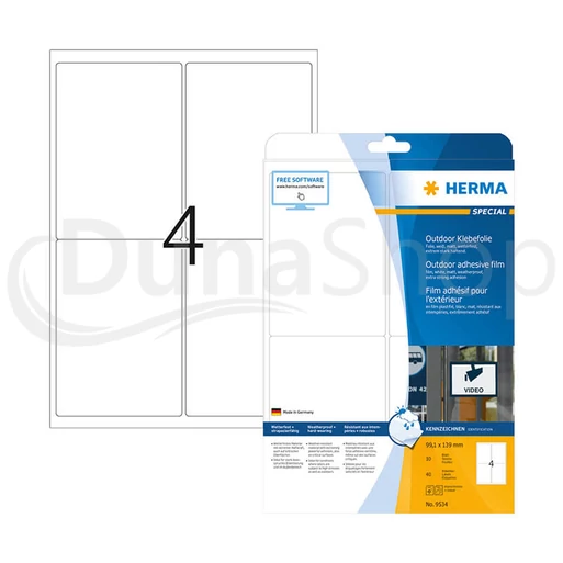 Herma hárkové print etikety 9534