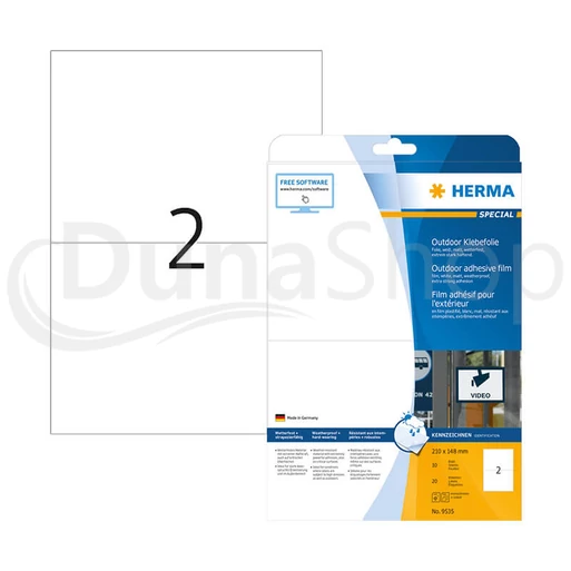 Herma hárkové print etikety 9535