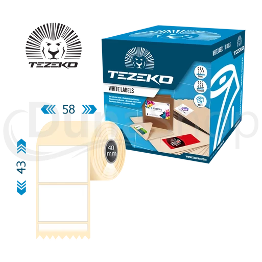 Tezeko samolepiace etikety, štítky, etiketa