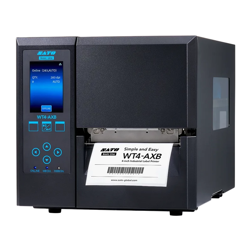 Sato WT4-AXB rodina tlačiarní etikiet